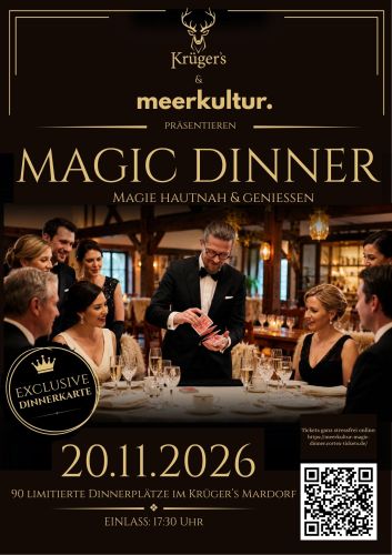 Tickets für Magic Dinner am 20.11.2026 - Karten kaufen
